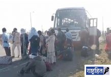 वर्धा नागपुर महामार्गावर एसटी बसचे ब्रेक फेल! मामाभांजा दरग्या जवळची घटना ; 43 प्रवासी करत होते प्रवास