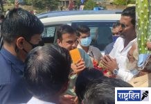 केंद्रीय मंत्री नितीन गडकरी यांचे पवनार येथे भव्य स्वागत! महामार्गावरील अर्धवट राहीलेले काम पूर्ण करण्याच्या मागणीकरीता निवेदन