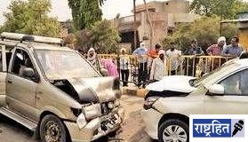 कारच्या धडकेत दोघे गंभीर! तळेगाव-आष्टी मार्गावर अपघात