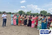 कृषि संजीवनी मोहीमे अंतर्गत कृषि विभागामार्फत महिलांची शेतीशाळा व शिवारफेरीचे आयोजन