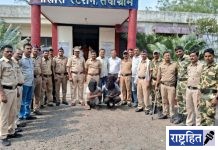 लूटमार करणाऱ्या तीन हल्लेखोरांना नागरीकांनी पकडून चोपले ; धारदार शस्त्राचा धाक दाखवत करीत होते वाटमारी : सर्व आरोपी पोलिसांच्या ताब्यात