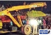 एका ट्रकची दुसऱ्या ट्रकला धडक! उपजिल्हा रुग्णालयाजवळील घटना