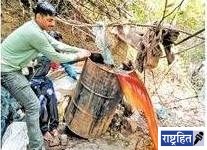 1.12 लाखाचा दारूसाठा नष्ट! सेलू पोलिसांची कारवाई