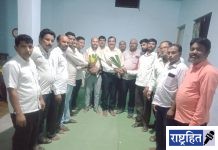 सेवानिवृत्त सैनिकासह माजी ग्रामपंचायत सदस्याचा सत्कार : वर्गणी गोळा करीत नागरीकांकडून आयोजन