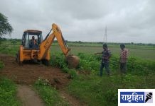 नागटेकडी परीसरात यूवकाने स्वखर्चाने केला रस्ता! तपोवन बहुउद्देशीय संस्थेचे सहकार्य