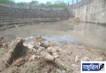 पर्यावरणपूरक मूर्ती विसर्जनाबाबत प्रशासनाची उदासीनता कायम ; विसर्जनकुंडात गाळ साचलेल्या अवस्थेत