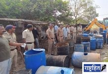 वर्ध्यात दीड कोटीचा अवैध दारुसाठा जप्त ; विधानसभा निवडणुकीच्या पार्श्वभूमीवर कारवाई