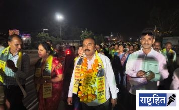 पवनारात कोटंबकर यांच्या रॅलीला नागरीकांचा प्रतिसाद ; वाढतोय मतदारांचा पाठिंबा : शेकडो कार्यकर्त्यांचा रॅलीत सहभाग