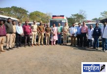 प्रात्याक्षीकाच्या माध्यमातून जनजागृती ; रस्ता सुरक्षा सप्ताह साजरा