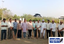 वायगावची स्मशानभूमी गावाचे वैभव : तुकारामदास घोडे महाराज ; दर रविवारी ग्रामस्थांचे अभियान