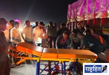 वर्धा-नागपूर महामार्गावरील भीषण अपघात ; एक ठार, एक जखमी ! उभ्या ट्रकला दुचाकीची धडक