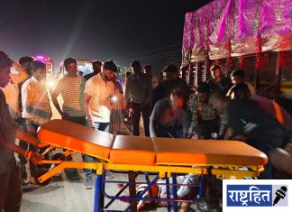 वर्धा-नागपूर महामार्गावरील भीषण अपघात ; एक ठार, एक जखमी ! उभ्या ट्रकला दुचाकीची धडक
