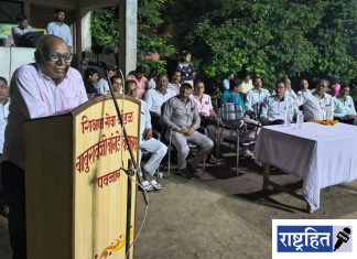क्षितिजापलीकडची झेप घेण्याची जिद्द मनात बाळगा : प्रा. डॉ. पुरुषोत्तम खोब्रागडे ; गुणवंत विद्यार्थी, माजी सैनिक आणि खेळाडूंच्या सत्कार