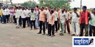 अँग्रो कंपनीच्या बॅकफिडिंगनेच कंत्राटी कामगाराचा मृत्यू ! नागरिकांत संतापाची लाट : पोलिस चौकीसमोर नागरिकांची उसळली गर्दी
