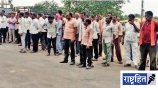 अँग्रो कंपनीच्या बॅकफिडिंगनेच कंत्राटी कामगाराचा मृत्यू ! नागरिकांत संतापाची लाट : पोलिस चौकीसमोर नागरिकांची उसळली गर्दी