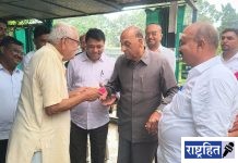 दत्ताजी मेघे यांची पवनार येथील ब्रम्हविद्या मंदिराला भेट : विनोबा विचारक गौतमभाई बजाज यांच्यासोबत आपुलकीचा संवाद