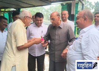 दत्ताजी मेघे यांची पवनार येथील ब्रम्हविद्या मंदिराला भेट : विनोबा विचारक गौतमभाई बजाज यांच्यासोबत आपुलकीचा संवाद