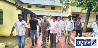 विद्यार्थ्यांनो आई-वडिलांची सेवा, गुरुजनांचा आदर करा : माजी खासदार दत्ताजी मेघे ; ८० वर्षांनंतर बालपणीच्या शाळेला भेट ! पाच लाखांची मदत, दरवर्षी एक लाख देण्याची घोषणा