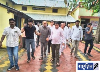 विद्यार्थ्यांनो आई-वडिलांची सेवा, गुरुजनांचा आदर करा : माजी खासदार दत्ताजी मेघे ; ८० वर्षांनंतर बालपणीच्या शाळेला भेट ! पाच लाखांची मदत, दरवर्षी एक लाख देण्याची घोषणा