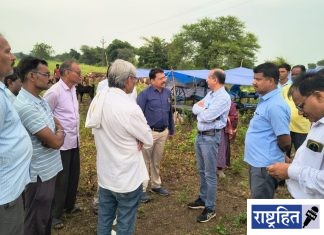 विभागीय कृषी सहसंचालक थेट शेतकऱ्याच्या बांधावर! शेतकऱ्यांच्या सवालांनी अधिकारी निरुत्तर ; अतिवृष्टी मदत व नुकसानभरपाईची आर्त मागणी