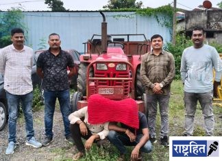 अवैध रेती वाहतूक थांबविण्यात स्थानिक गुन्हे शाखेचे यश ; ८ लाख रुपयांचा मुद्देमाल जप्त, दोन आरोपी अटकेत