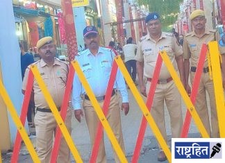 देवी विसर्जनासाठी वाहतूक पोलिसांचा चोख बंदोबस्त ; अवजड वाहनांना शहरात प्रवेशबंदी ; पर्यायी मार्ग खुले राहणार