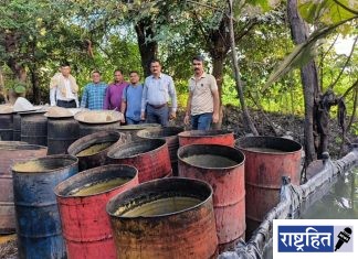 दारू विक्रेत्यांविरोधात सेलू पोलिसांचा धडाका! मोहगाव शिवारात अवैध दारू भट्टीवर छापा ; चार लाखांचा मुद्देमाल जप्त