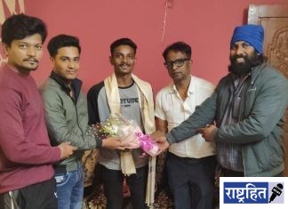 गरिबीवर मात करत अजिंक्य नेवारेचे यश! जिल्हास्तरीय शरीरसौष्ठव स्पर्धेत चतुर्थ क्रमांक ; वार्डात जल्लोषात स्वागत