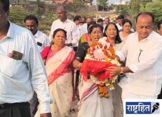 स्व. अजितदादांच्या अस्थिकलशाचे धाम नदीवर विसर्जन; राष्ट्रवादी कार्यकर्त्यांचा भावनिक निरोप
