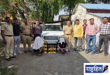 हिंगणघाट पोलिसांची मोठी कारवाई : 10.72 लाखांचा अवैध दारू साठा जप्त