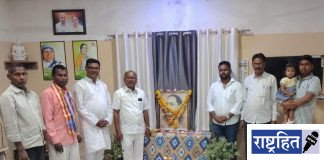 माहेर शांती निवास येथे डॉ. बाबासाहेब आंबेडकर जयंती साजरी ; डॉ. रजत पाटील यांच्याकडून शीतपेय वाटप