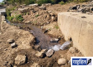 जलसंकटाच्या काळात ‘जलवाया’चा कळस! दररोज लाखो लिटर पाणी गळती ; पवनार–सेवाग्राम रोडवरील गळतीने यंत्रणेची पोलखोल