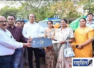 कचरा व्यवस्थापनाला बळ; ग्रामपंचायतींना १५ घंटागाड्यांचे वाटप