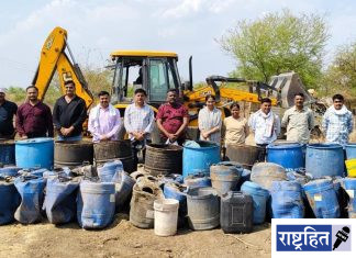 अवैध दारूविक्रीवर जिल्हा पोलिसांची ‘वॉश आऊट’ मोहीम ; १.६९ कोटींचा मुद्देमाल जप्त, २२९ गुन्हे दाखल