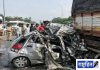 देवदर्शनावरून परतताना काळाचा घाला ; हैदराबाद ORR वर भीषण अपघात, 3 चिमुकल्यांसह 6 जणांचा मृत्यू