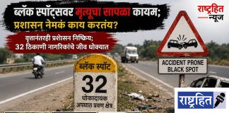 ब्लॅक स्पॉट्सवर मृत्यूचा सापळा कायम ! प्रशासन नेमकं काय करतंय? वृत्तानंतरही प्रशासन निष्क्रिय ; ३२ ठिकाणी नागरिकांचे जीव धोक्यात