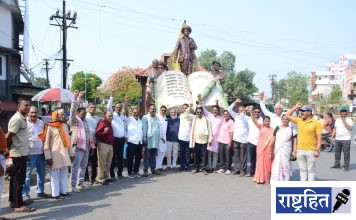 महात्मा फुले चित्ररथाचे वर्धा शहरात भव्य स्वागत