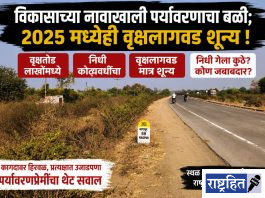 विकासाच्या नावाखाली पर्यावरणाचा बळी ; २०२५ मध्येही वृक्षलागवड शून्य ! निधी गेला कुठे? कोण जबाबदार? पर्यावरणप्रेमींचा थेट सवाल