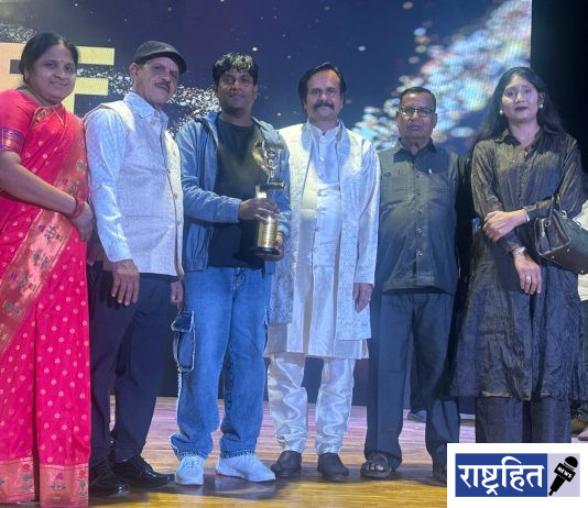 ‘भीम जयंती’ चित्रपटाला ‘बेस्ट सोशल फिल्म’ पुरस्कार ; कोल्हापूर इंटरनॅशनल फिल्म फेस्टिव्हलमध्ये वर्ध्याच्या ‘उमेश क्रिएशन’चा गौरव