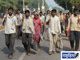 सोशलिस्ट चौकात रोज उभा राहतो ‘उदरनिर्वाहाचा जुगार’; घाम गाळणाऱ्यांच्या नशिबी प्रतीक्षेचीच रांग ! अनिश्चिततेत जगणारे आयुष्य