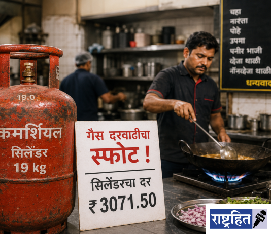 गॅस दरवाढीचा स्फोट; वर्ध्यात हॉटेल व्यवसाय उध्वस्त होण्याच्या मार्गावर! छोटे हॉटेल्स बंद होण्याची भीती; रोजगारावरही परिणाम