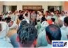 देवळीत तहसील कार्यालयावर शेतकऱ्यांचा धडक मोर्चा; कर्जमाफीच्या जीआरची केली होळी