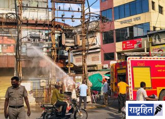 वर्ध्यात विद्युत डीपीला आग ; निर्मल बेकरी चौकातील घटना ! अग्निशामक दलाच्या तत्परतेमुळे मोठा अनर्थ टळला